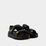 Sandales Kira Sport - Tory Burch - Cuir - Noir