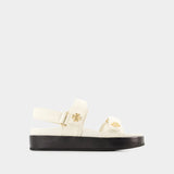 Sandales Kira Sport - Tory Burch - Cuir - New Ivory