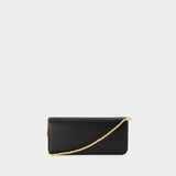 Sac à bandoulière Eleanor Clutch - Tory Burch - Cuir - Noir
