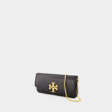 Sac à bandoulière Eleanor Clutch - Tory Burch - Cuir - Noir