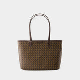 Cabas Ever Ready Small - Tory Burch - Coton - Marron