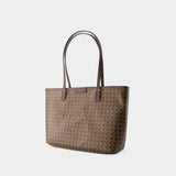 Cabas Ever Ready Small - Tory Burch - Coton - Marron