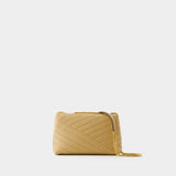 Sac Kira Chevron Small Convertible - Tory Burch - Cuir - Desert Dune