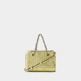 Cabas Fleming Soft Mini - Tory Burch - Cuir - Doré