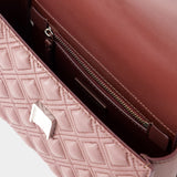 Sac Fleming Small Convertible - Tory Burch - Cuir - Marron