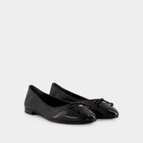 Ballerines Cap Toe - Tory Burch - Cuir - Noir