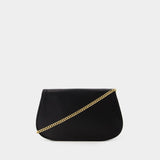 Pochette Reva - Tory Burch - Cuir - Noir