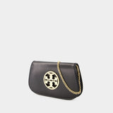 Pochette Reva - Tory Burch - Cuir - Noir
