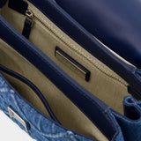 Sac Fleming Soft Small Convertible - Tory Burch - Denim - Bleu