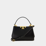 Sac À Main Eleanor Mini Satchel - Tory Burch - Cuir - Noir