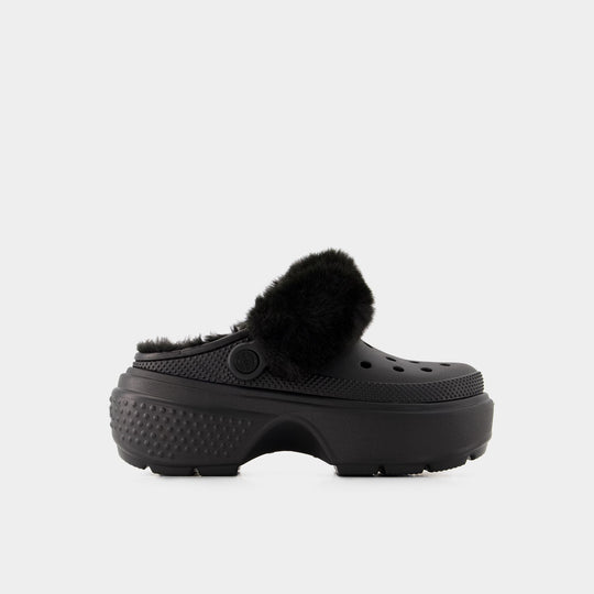 Mules Stomp Lined - Crocs - Thermoplastique - Noir