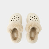Mules Stomp Lined - Crocs - Thermoplastique - Blanc