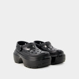 Sandales Stomp High Shine - Crocs - Thermoplastique - Noir