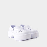 Sandales Stomp High Shine - Crocs - Thermoplastique - Blanc