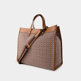 Tote Bag Field 40 - Coach - Cuir - Cocoa