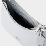 Sac Hobo Crossbody - Coach - Cuir - Gris Bleu