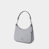 Sac Hobo Crossbody - Coach - Cuir - Gris Bleu