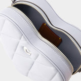 Sac À Bandoulière Heart - Coach - Cuir - Gris Bleu