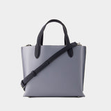 Cabas Willow Tote 24 - Coach - Cuir - Gris Bleu Multi