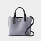 Cabas Willow Tote 24 - Coach - Cuir - Gris Bleu Multi