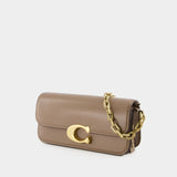 Sac à Bandoulière Idol 23 - Coach - Cuir - Dark Stone