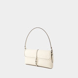 Sac Porté Épaule Hamptons - Coach - Cuir - Blanc