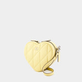 Sac À Bandoulière Heart - Coach - Cuir - Jaune