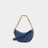 Sac Porté Épaule Mira - Coach - Coton - Bleu