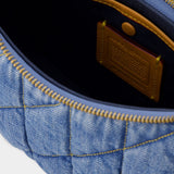 Sac Porté Épaule Mira - Coach - Coton - Bleu