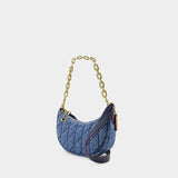 Sac Porté Épaule Mira - Coach - Coton - Bleu