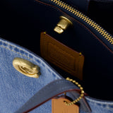 Cabas Willow 24 - Coach - Toile - Bleu