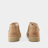Bottines Classic Ultra Mini - Ugg - Cuir - Beige