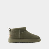 Bottines Classic Ultra Mini - Ugg - Cuir - Vert