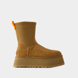Bottines Classic Dipper - Ugg - Cuir - Noisette
