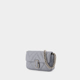 Sac The Mini Shoulder - Marc Jacobs - Cuir - Gris