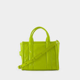 Tote bag The Mini Tote - Marc Jacobs - Cuir - Vert