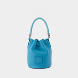 Sac The Micro Bucket - Marc Jacobs -Cuir - Bleu