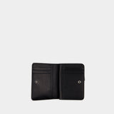 Portefeuille The Mini Compact - Marc Jacobs - Cuir - Noir