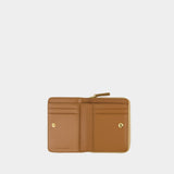 Portefeuille The Mini Compact - Marc Jacobs - Cuir - Marron