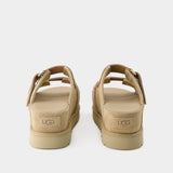 Mules W Goldenstar Hi Slide - UGG - Cuir - Beige