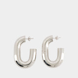 Boucles D'oreilles Xl Link - Paco Rabanne - Laiton - Argenté