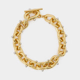 Collier Xl Link Neck - Paco Rabanne - Métal - Doré/Argenté