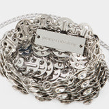 Sac À Bandoulière 1969 Micro - Paco Rabanne - Acier - Argent/Cristal