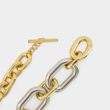 Collier Xl Link Neck - Paco Rabanne - Métal - Doré/Argenté