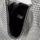 Sac Hobo Pixel - Paco Rabanne - Strass - Argenté