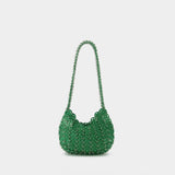 Sac Hobo 1969 Moon - Paco Rabanne - Laiton - Vert Fluo