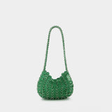 Sac Hobo 1969 Moon - Paco Rabanne - Laiton - Vert Fluo