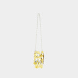 Sac à Bandoulière Sparkle Mini - Paco Rabanne - Synthétique - Argenté