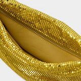 Sac Hobo Pixel Tube Small - Paco Rabanne - Aluminium - Doré