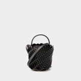 Petit Sac Seau Paco - Paco Rabanne - Cuir - Noir